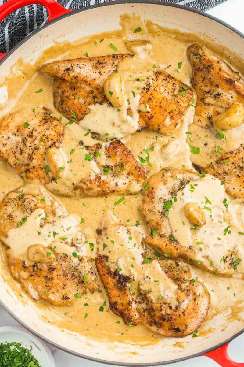 Creamy Malai Chicken Marinated