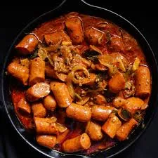 Curried Sausages